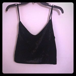 Velvet Crop top